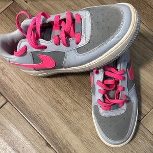 Nike Gray and Pink Sneakers